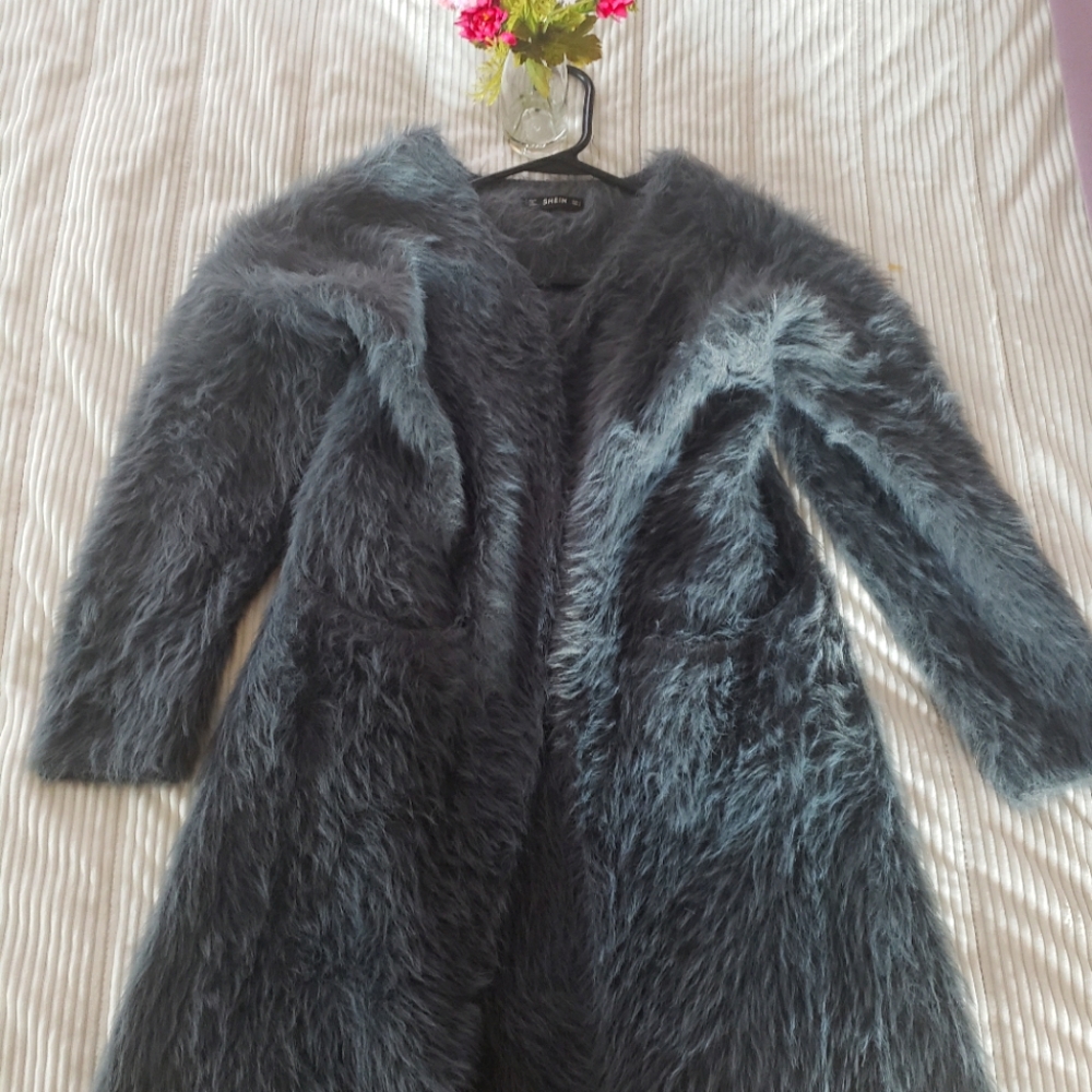 Furry jacket. Very warm and soft. *used* SHEIN